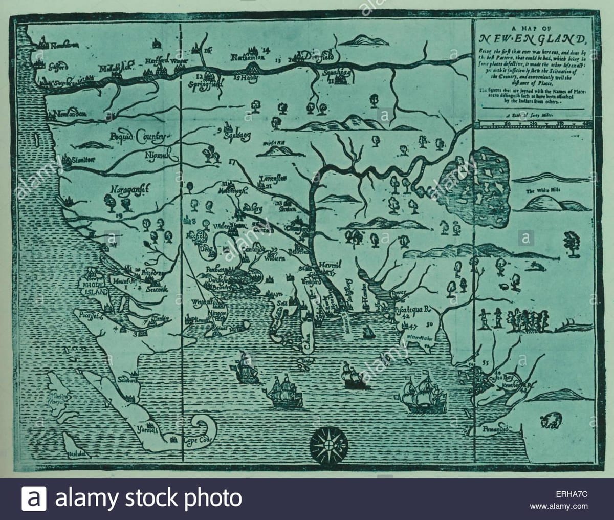ಮ್ಯಾಪ್ ಆಫ್ ನ್ಯೂ ಇಂಗ್ಲೆಂಡ್ usa