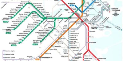 ನಕ್ಷೆ MBTA